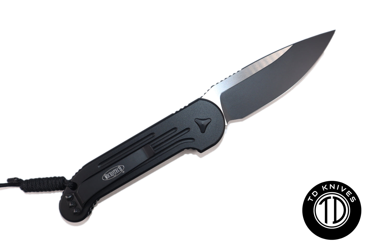 MICROTECH - LUDT in Tactical Black with Black Blade Finish. Model # 135-1T