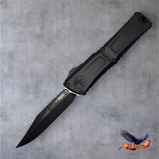 MICROTECH - Combat Troodon Gen III in Tactical Black with Black Bowie Blade. Model # 1146-1 T