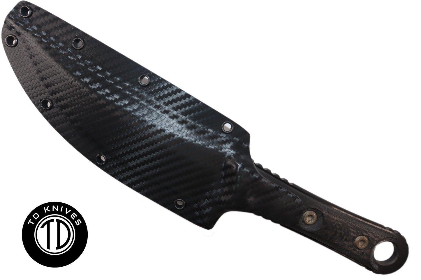 MICROTECH - Signature Series SBK Standard Edge in Black with DLC Blade Finish and Carbon Fiber Handle. Model # 200-1DLCCFS